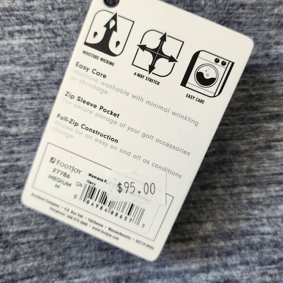 FootJoy Women's Golf Full Zip Jacket | M | Lightweight Performance Windbreaker - Picture 11 of 11